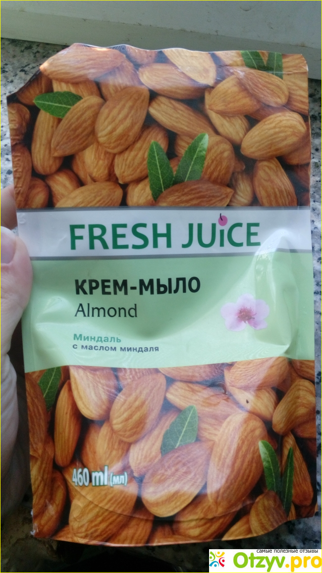 Отзыв о Крем-мыло Fresh Juice Almond с миндальным молочком