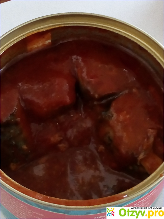 Скумбрия атлантическая в томатном соусе фото1