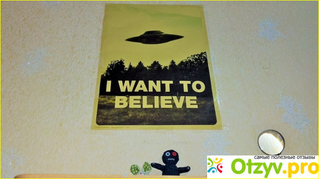 Отзыв о Постер Tie Ler I want to believe