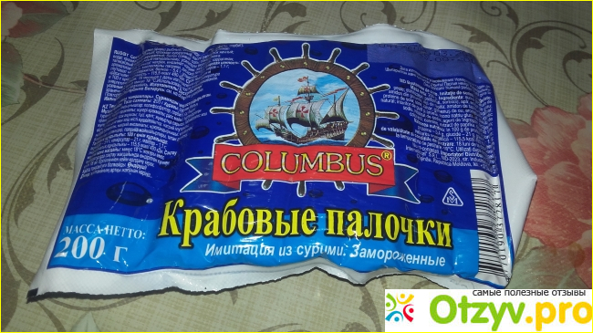 Отзыв о Крабовые палочки Columbus