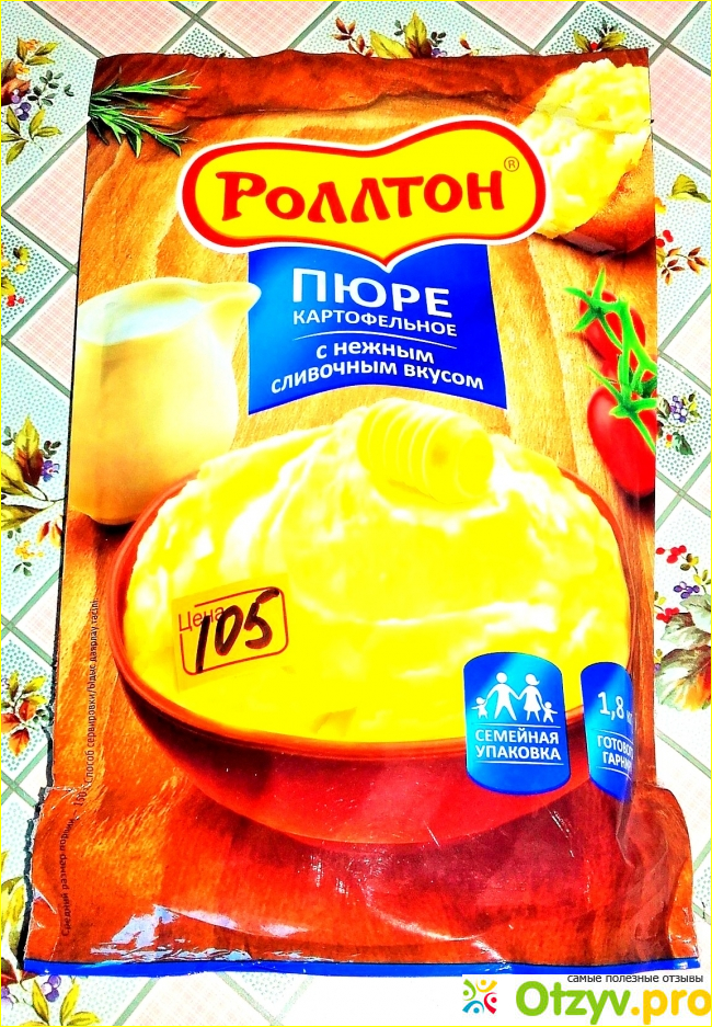 Отзыв о Пюре картофельное Роллтон с нежным сливочным вкусом