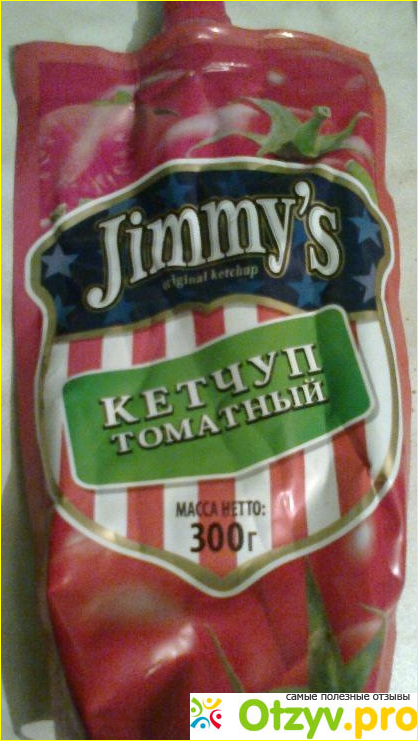 Отзыв о Кетчуп томатный Jimmy's