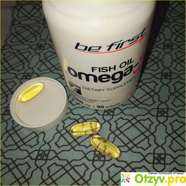 Отзыв о Be First Omega-3 + Витамин E, 90 гелевых капсул