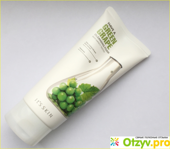 Отзыв о Пенка для умывания It's skin Have A Cleansing Foam Green Grape