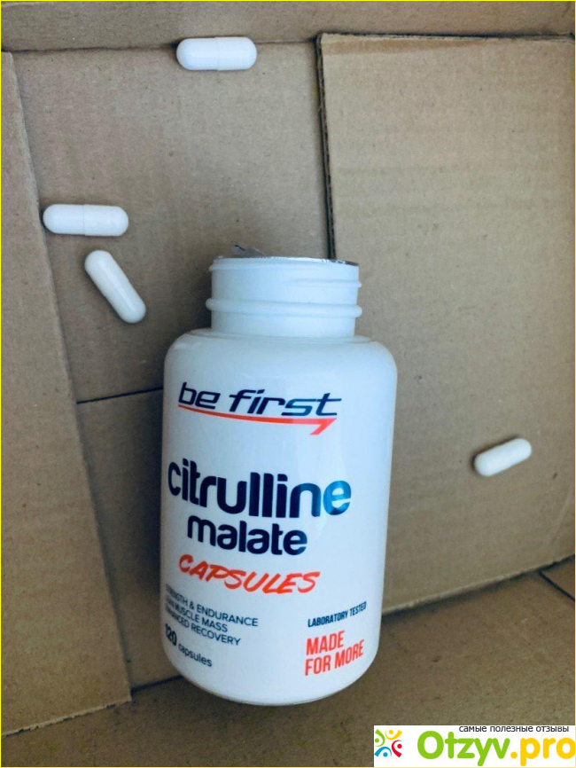 Отзыв о Be First Цитруллин Citrulline Malate Capsules 120