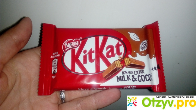 Отзыв о Батончик Nestle Kit Kat Milk&Cocoa