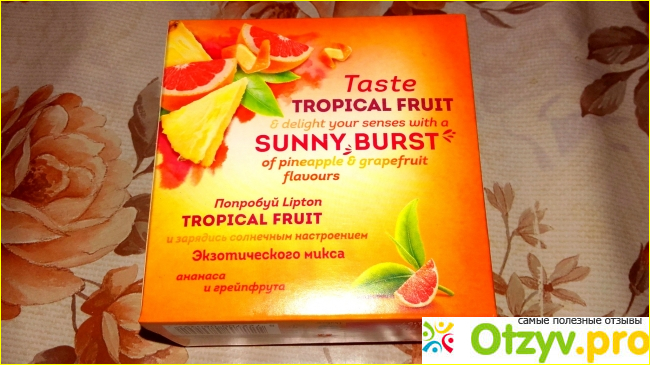 Отзыв о Чай черный Lipton Tropical Fruit