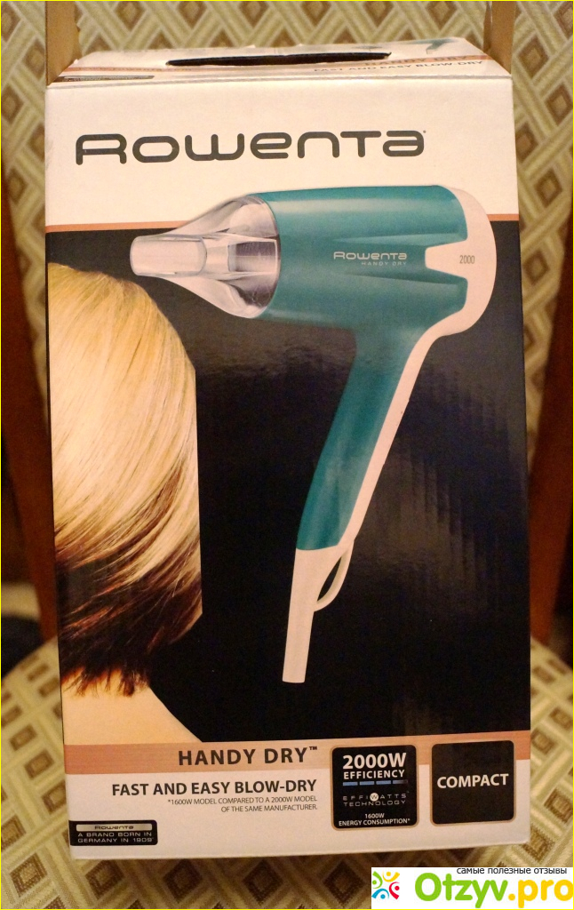 Фен для сушки волос Rowenta Handy dry CV1630FO фото2