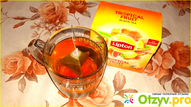 Чай черный Lipton Tropical Fruit фото1