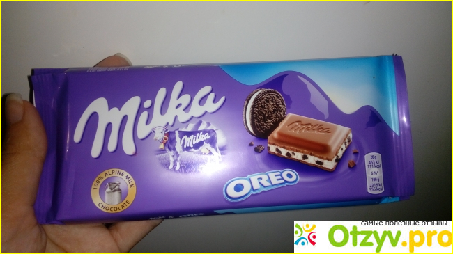 Отзыв о Молочный шоколад Milka Oreo