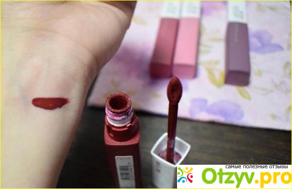 Жидкая губная помада Maybelline New York Super Stay Matte Ink фото4