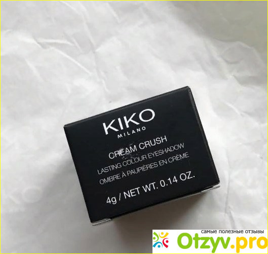 Отзыв о Кремовые тени для век Kiko Milano Cream Crush