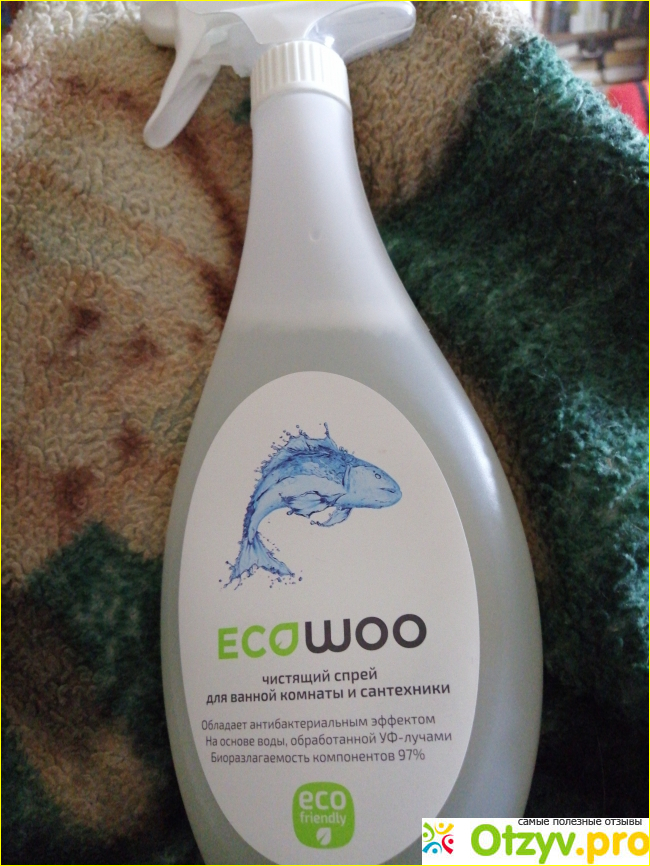 Отзыв о Чистящий спрей Ecowoo для ванной комнаты и сантехники