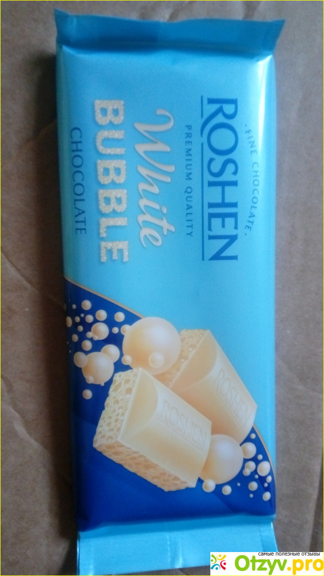 Отзыв о Шоколад пористый White bubble Roshen