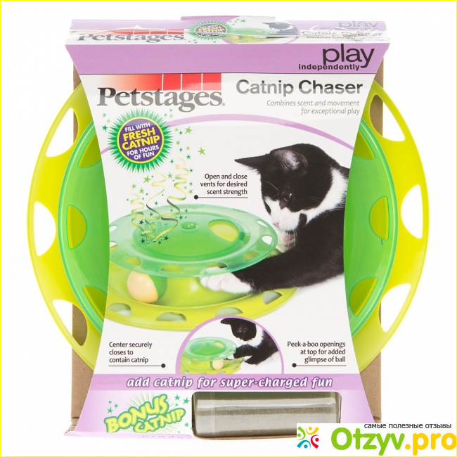 Игрушка для кошек Petstages Catnip Chaser фото1