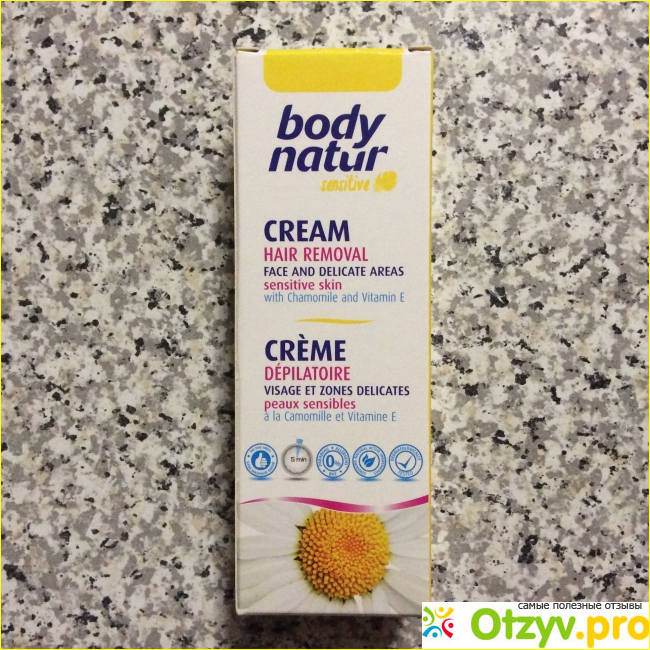 Отзыв о Крем для депиляции волос на лице Body Natur