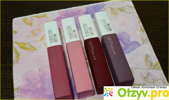 Отзыв о Жидкая губная помада Maybelline New York Super Stay Matte Ink