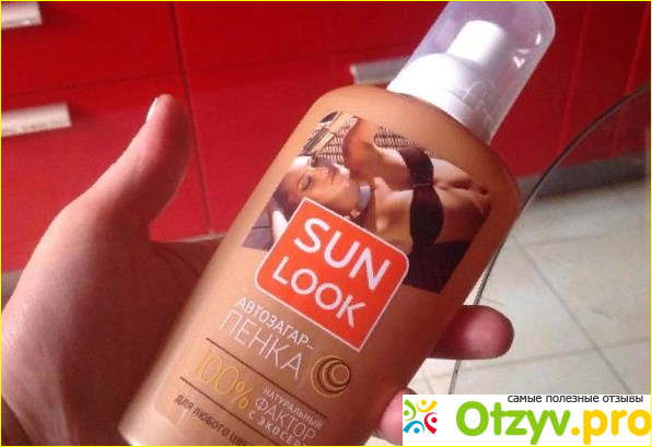 Отзыв о Пенка автозагар для тела Sun look