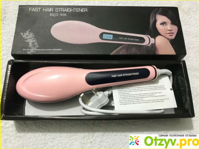 Fast Hair Straightener - расческа выпрямитель для фото1