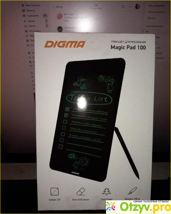 Отзыв о Планшет для рисования Digma Magic Pad 100