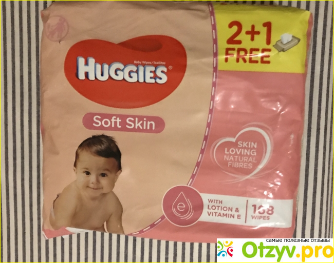 Отзыв о Влажные салфетки Huggies Soft Skin