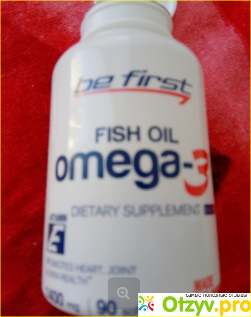 Отзыв о Be First Omega-3 + Витамин E, 90 гелевых капсул