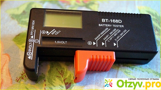 Отзыв о Тестер элементов питания Oem BT-168D.