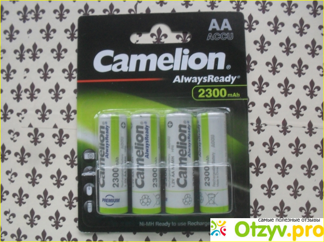 Отзыв о Аккумуляторные батареи Camelion Ni-MH AA