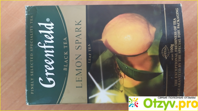 Отзыв о Чай черный Greenfield Lemon Spark