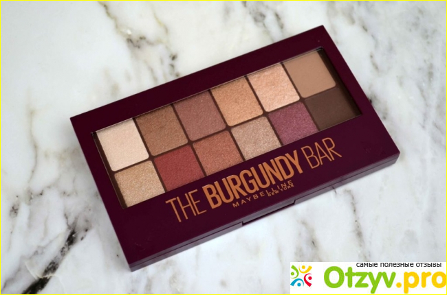 Maybelline The Burgundy Bar Palette.