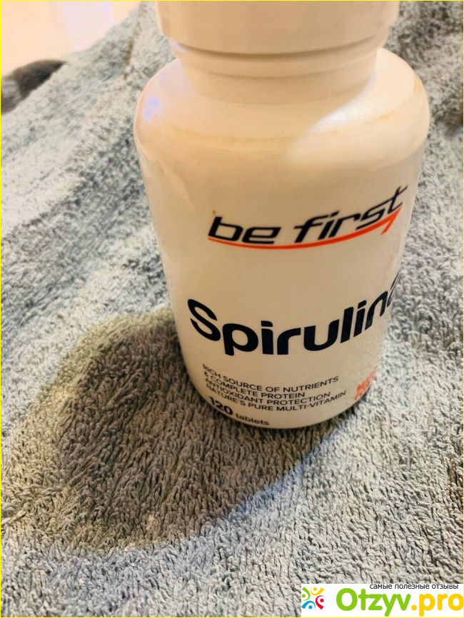 Be First Spirulina, 120 таблеток фото1