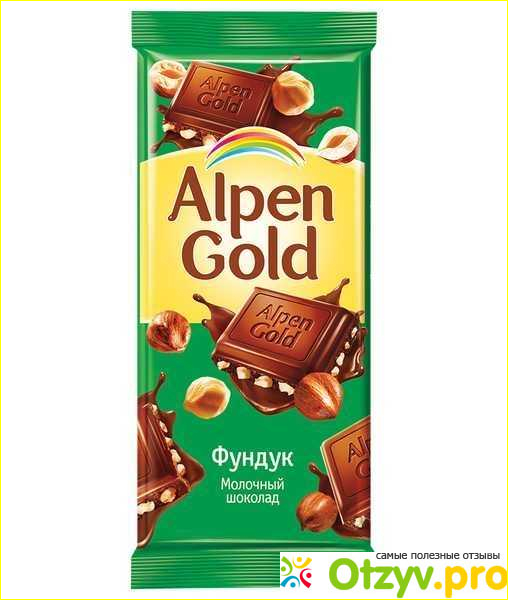 Отзыв о Alpen Gold молочный шоколад Фундук