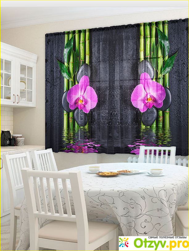 Фото-шторы компании ТамиТекс «Орхидея». 