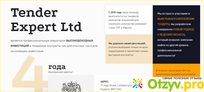 Отзыв о компании Tender Expert