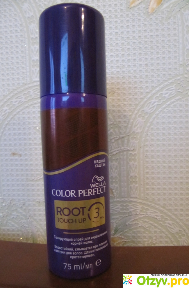 Отзыв о Тонирующий спрей для окрашивания корней волос WELLA COLOR PERFECT