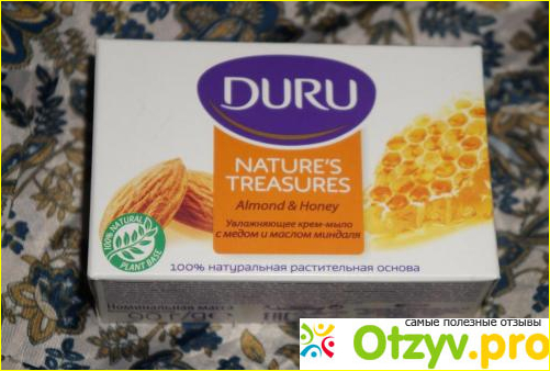 Отзыв о Увлажняющее крем-мыло с Медом и маслом Миндаля Duru Nature’s Treasures