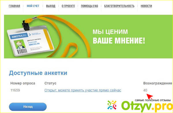Особенности сайта и личный кабинет пользователя. 