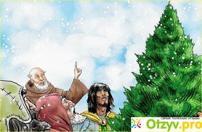 История рождественской елки начинается в 14 веке.