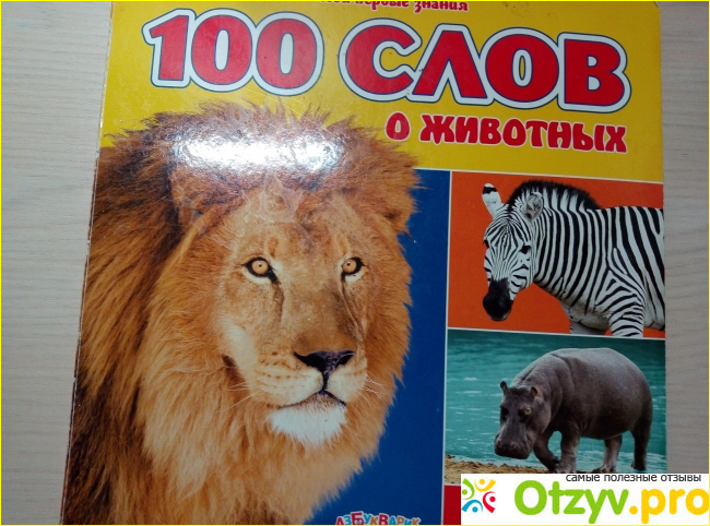 Отзыв о Книга детская 100 слов о животных