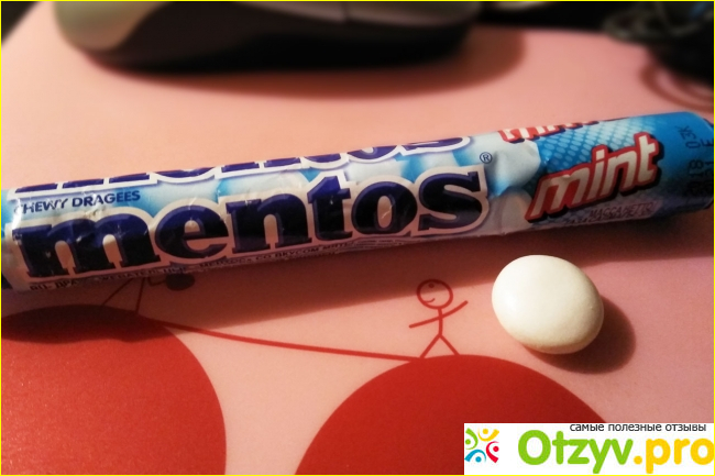 Отзыв о Драже жевательные MENTOS со вкусом мяты