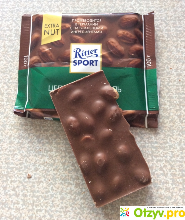 Отзыв о Шоколад молочный Ritter SPORT цельный миндаль