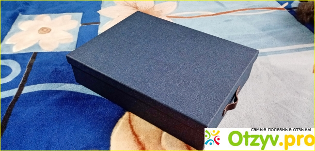 Отзыв о Короб для хранения BIGSO BOX OF SWEDEN "Oskar A4 Document Box Canvas Blue", Артикул: 543738_10