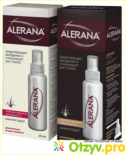 Средство против выпадения волос от торговой марки Alerana.
