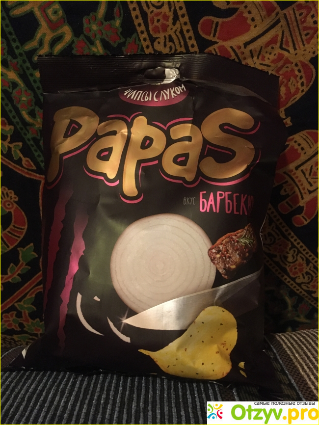 Отзыв о Papas картофельные чипсы с луком