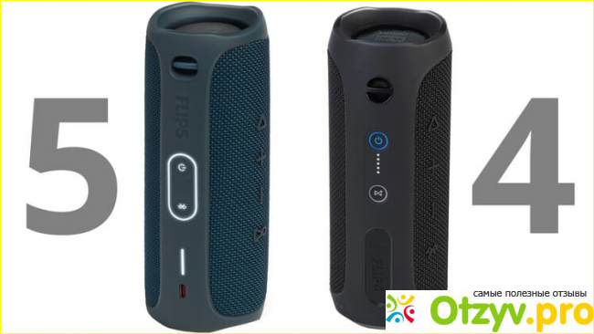 Отзыв о JBL flip 5 vs jbl flip 4