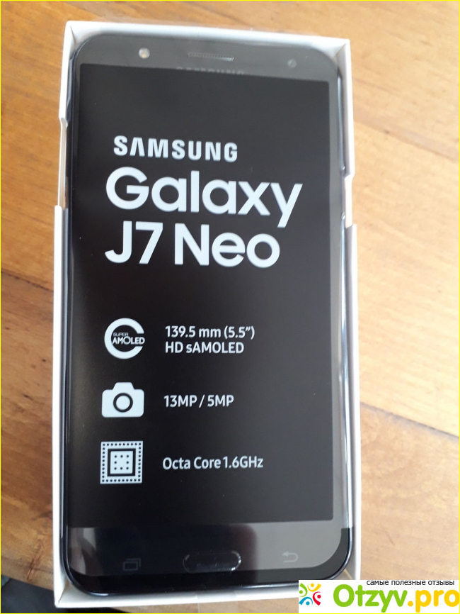 Комплектация и характеристики смартфона SamsungGalaxyJ7Neo