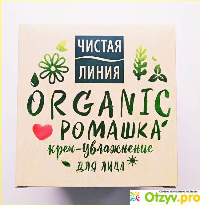 Отзыв о Крем для лица Чистая линия Organic Ромашка увлажняющий