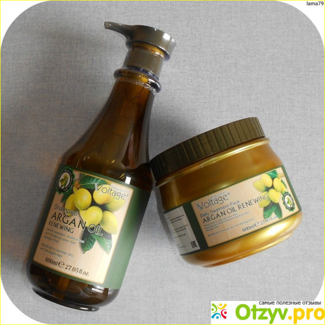 Отзыв о Kharisma voltage argan oil шампунь отзывы