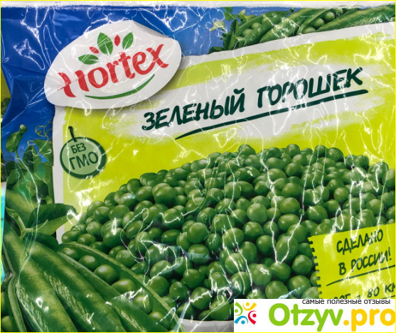 Отзыв о Зеленый горошек Hortex
