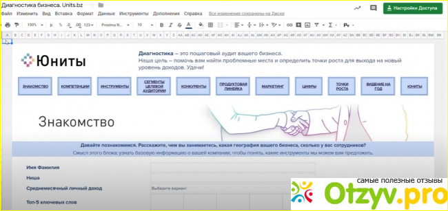 Бизнес-инструменты Юниты фото1